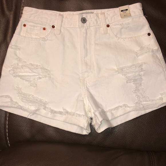 Abercrombie & Fitch Pants - White shorts